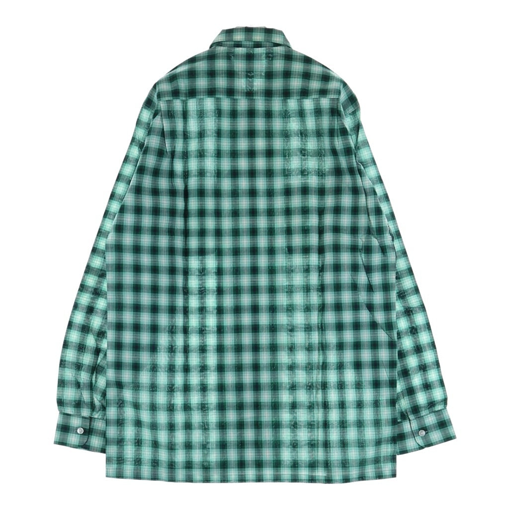 PENNEYS TOWNCRAFT(ぺニーズタウンクラフト) 60S DEADSTOCK COTTON CHESK L/S SHIRT TALL MEN デッドストック コットン チェック 長袖 シャツ グリーン/ホワイト/ブラック