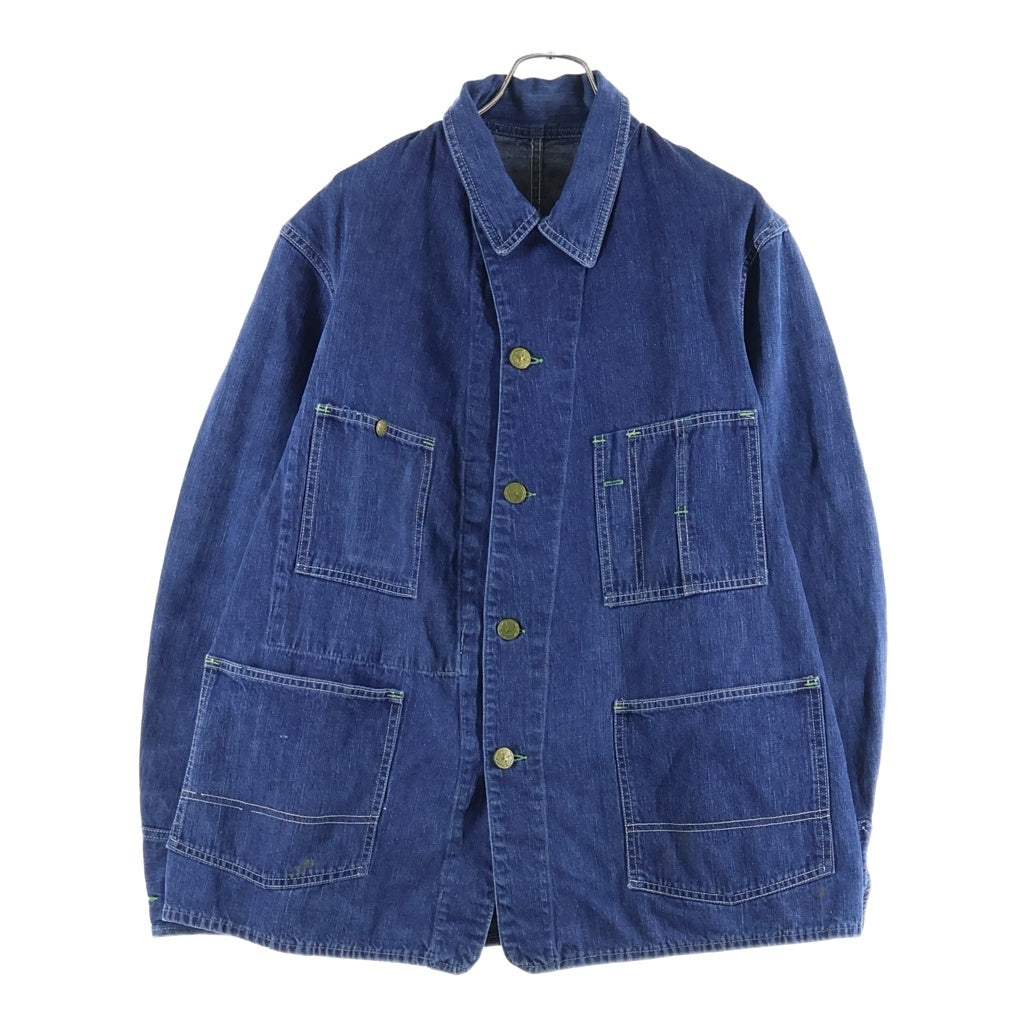 OSHKOSH(オシュコシュ) 40-50S DENIM COVERALL 首振り 20mmデカボタン デニム カバーオール インディゴ