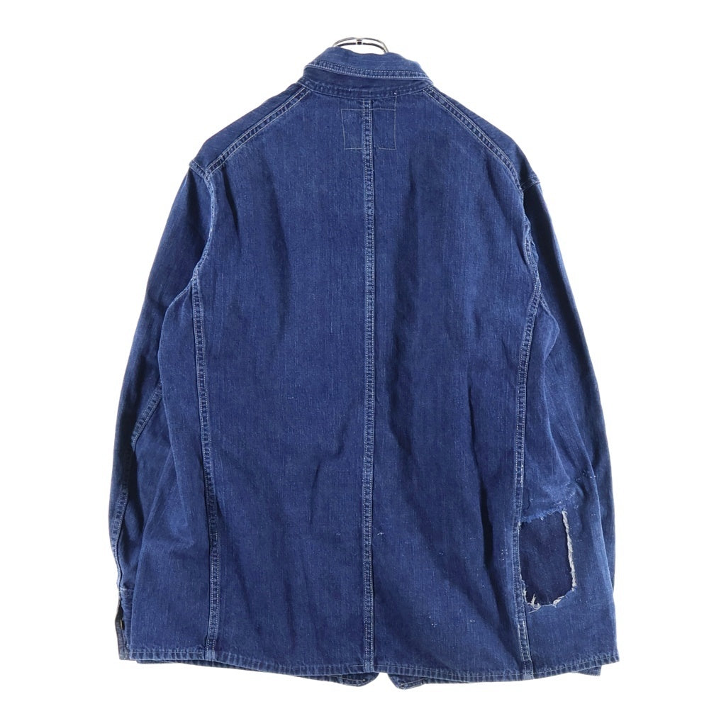 OSHKOSH(オシュコシュ) 40-50S DENIM COVERALL 首振り 20mmデカボタン デニム カバーオール インディゴ