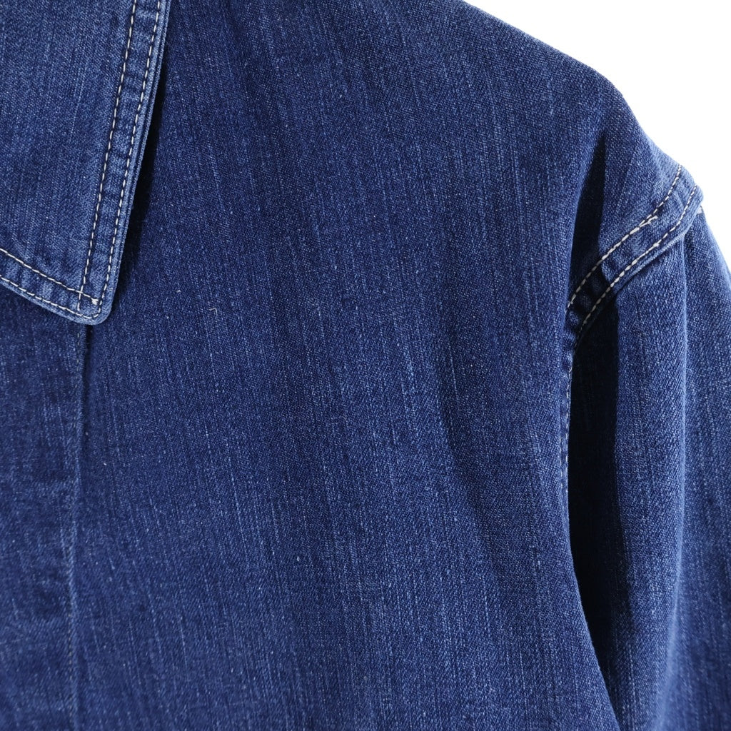 OSHKOSH(オシュコシュ) 40-50S DENIM COVERALL 首振り 20mmデカボタン デニム カバーオール インディゴ