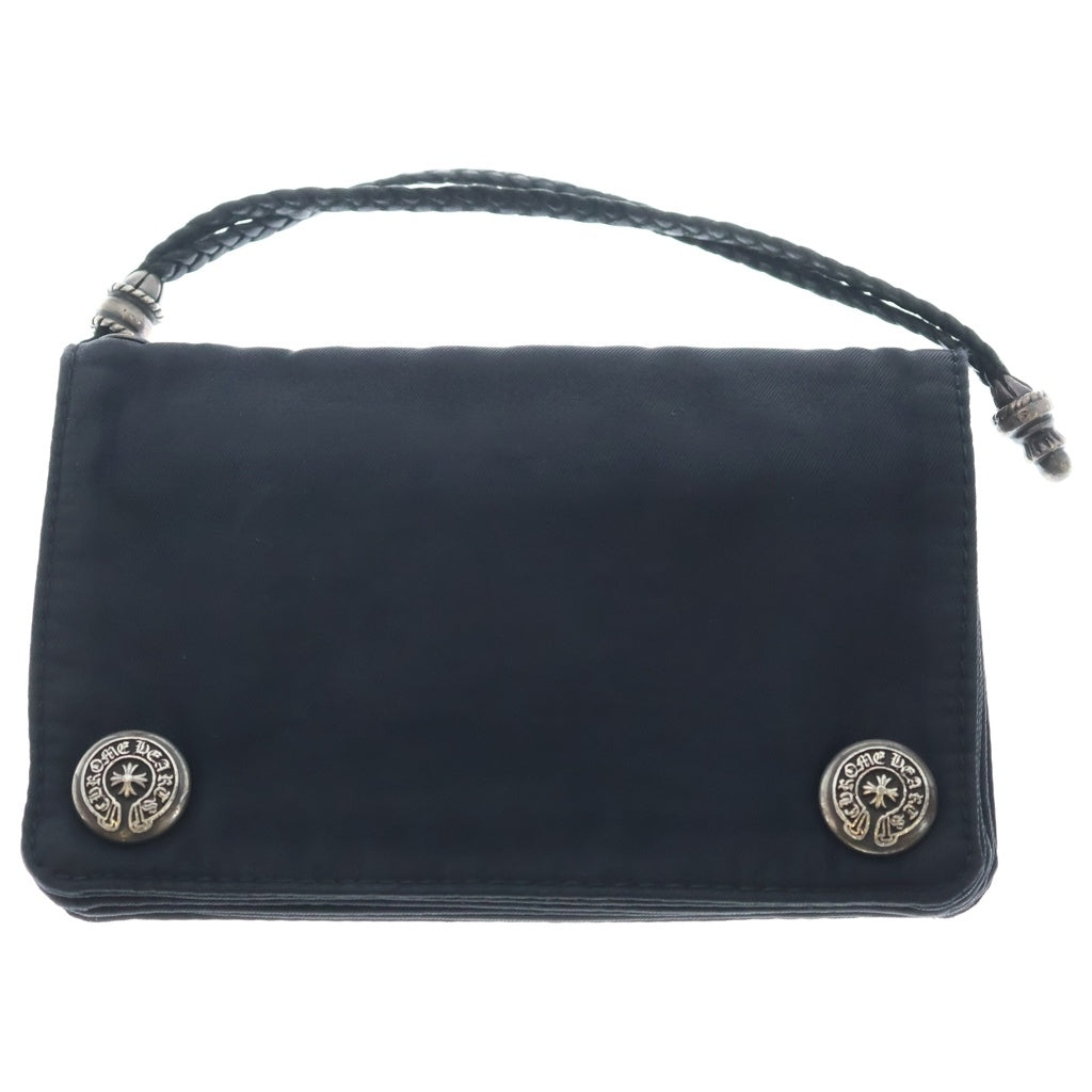 CHROME HEARTS(クロムハーツ) 2ZIP WALLET NYLON 2ジップ ウォレット 財布 ナイロン ブラック
