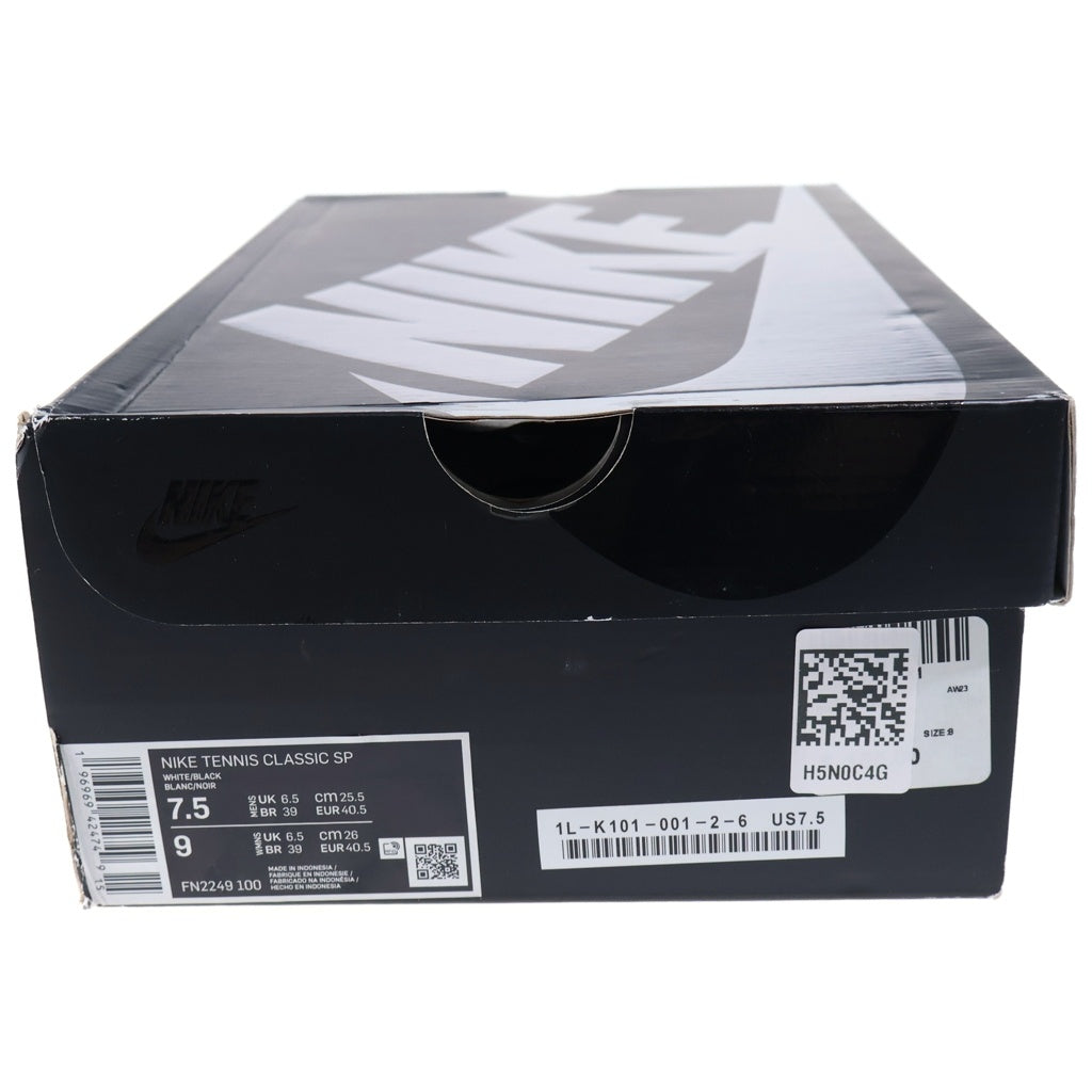 NIKE(ナイキ) × BLACK COMME des GARCONS Tennis Classic White テニスクラシック ローカットスニーカー US7.5/25.5cm FN2249-100