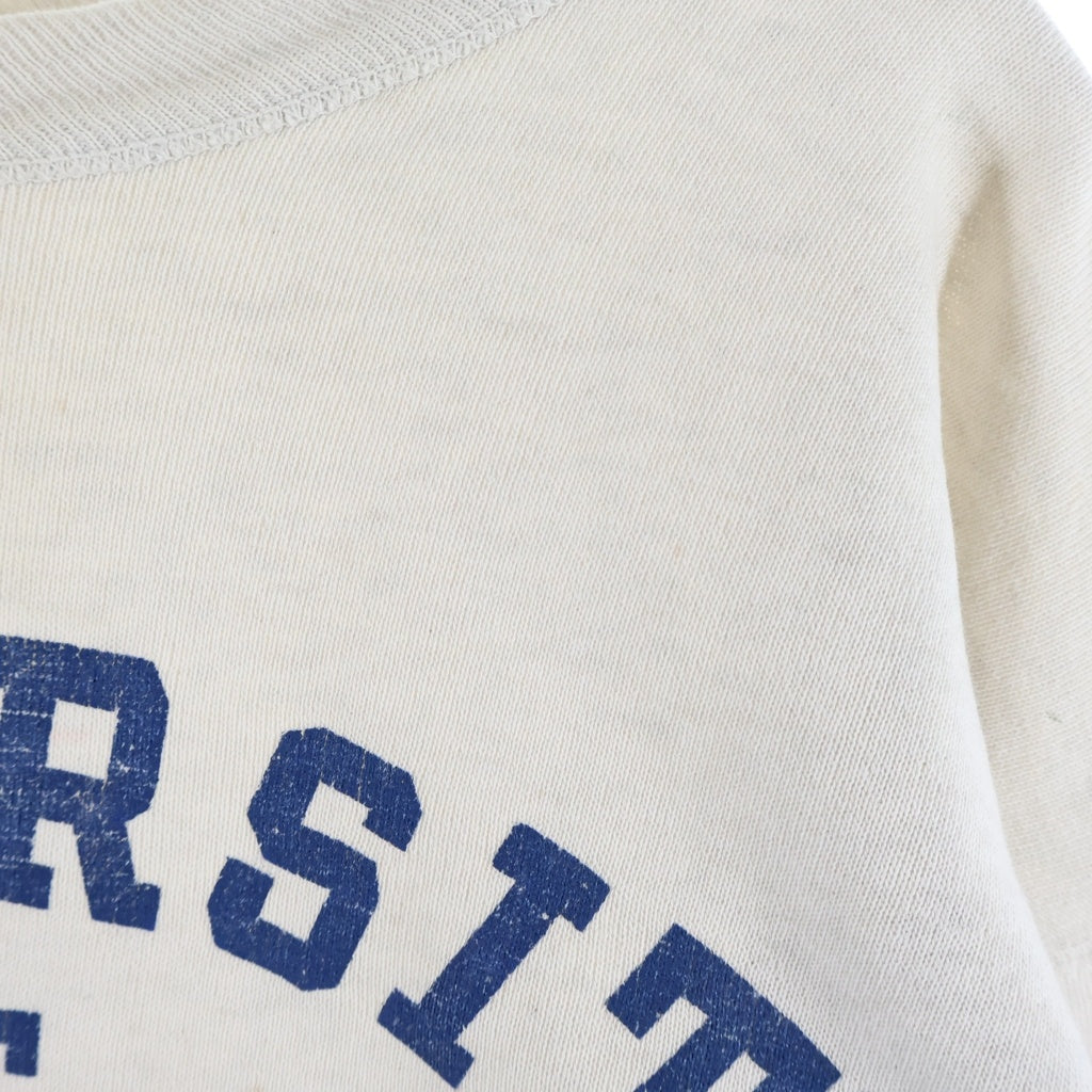 CHAMPION(チャンピオン) 50-60S VINTAGE RUN TAG UNIVERSITY OF PHYSICAL ED MAINE ヴィンテージ 4段 スウェット トレーナー ベージュ
