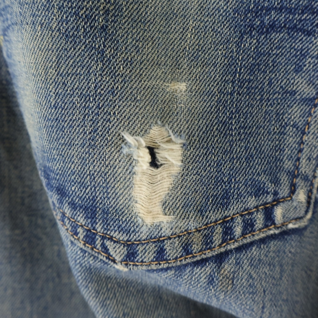 Levi's(リーバイス) 60S VINTAGE 501 BIG E 前期 Vステッチ ボタン裏刻印J 足長R デニムパンツ インディゴ