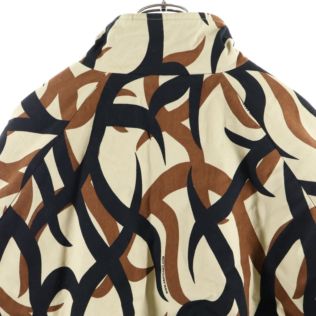 VINTAGE(ヴィンテージ) 00S ASAT TRIBAL CAMO MA-1 TYPE JACKET トライバル カモ ボンバージャケット ベージュ/ブラウン/ブラック