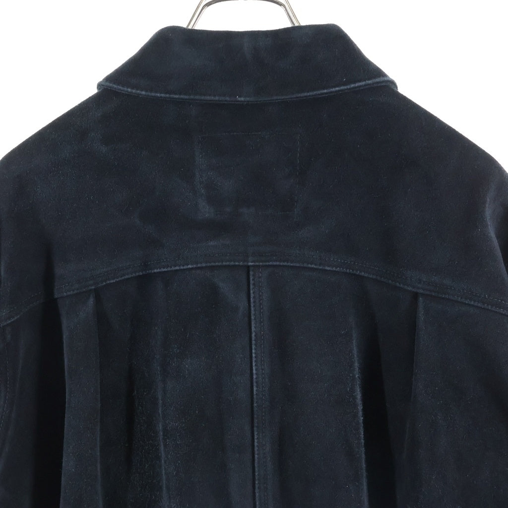Levi's premium(リーバイスプレミアム) JOURNAL STANDARD(ジャーナルスタンダード)別注 1stMODEL TYPE1 Tバック 針刺しバックル カーフスエード トラッカージャケット ブラック PC9-005ZB-0000