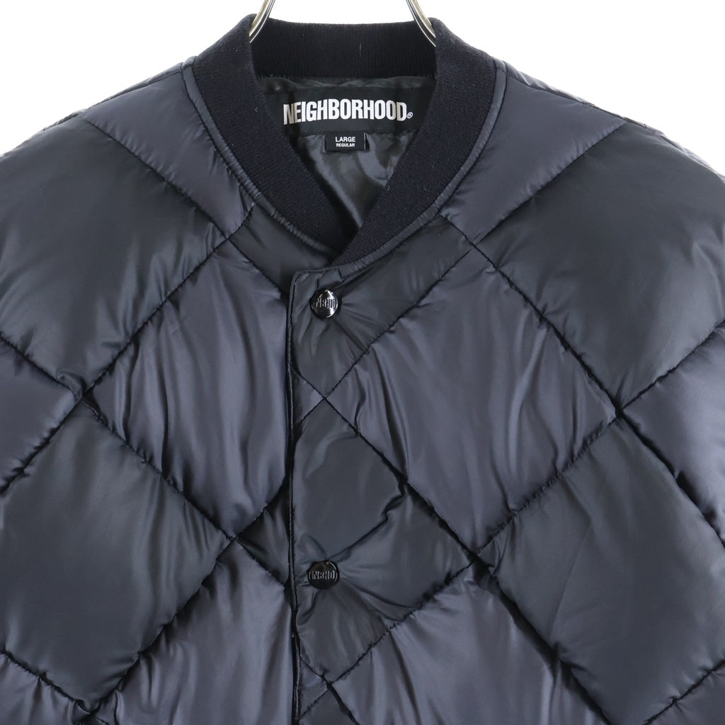 NEIGHBORHOOD(ネイバーフッド) 23AW CHECKER DOWN JACKET チェッカーダウンジャケット ブラック 232TSNH-LKM08