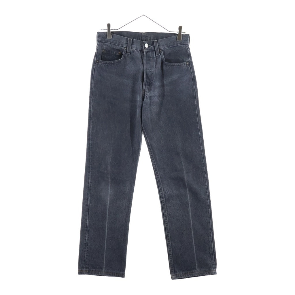 Levi's(リーバイス) 80S 501 先染め ボタン裏525 スモールe デニムパンツ ブラック