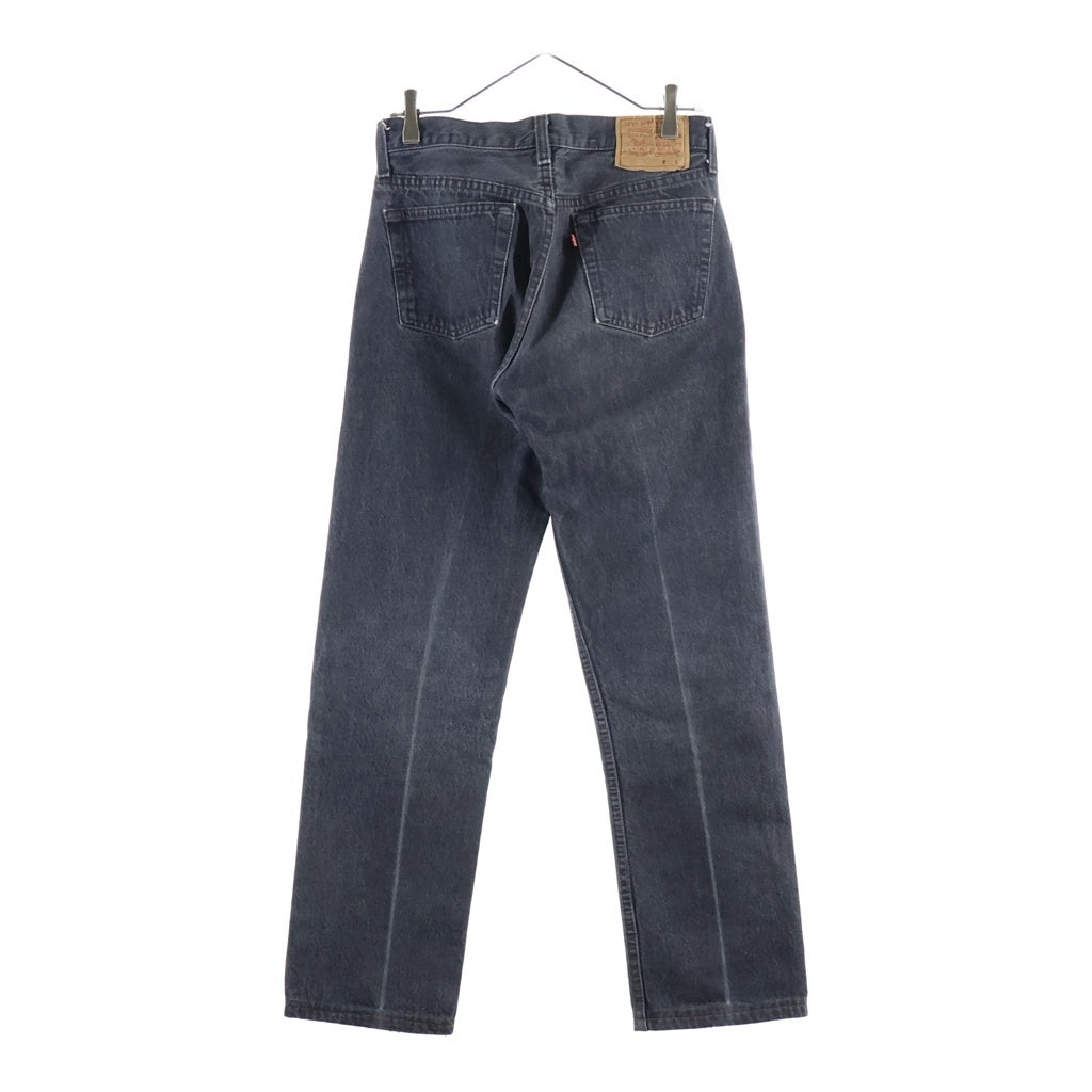 Levi's(リーバイス) 80S 501 先染め ボタン裏525 スモールe デニムパンツ ブラック