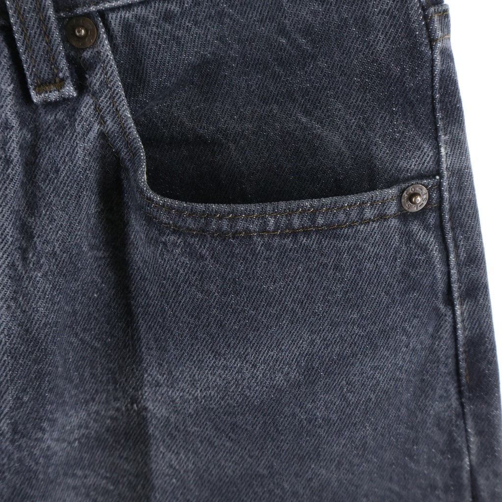 Levi's(リーバイス) 80S 501 先染め ボタン裏525 スモールe デニムパンツ ブラック