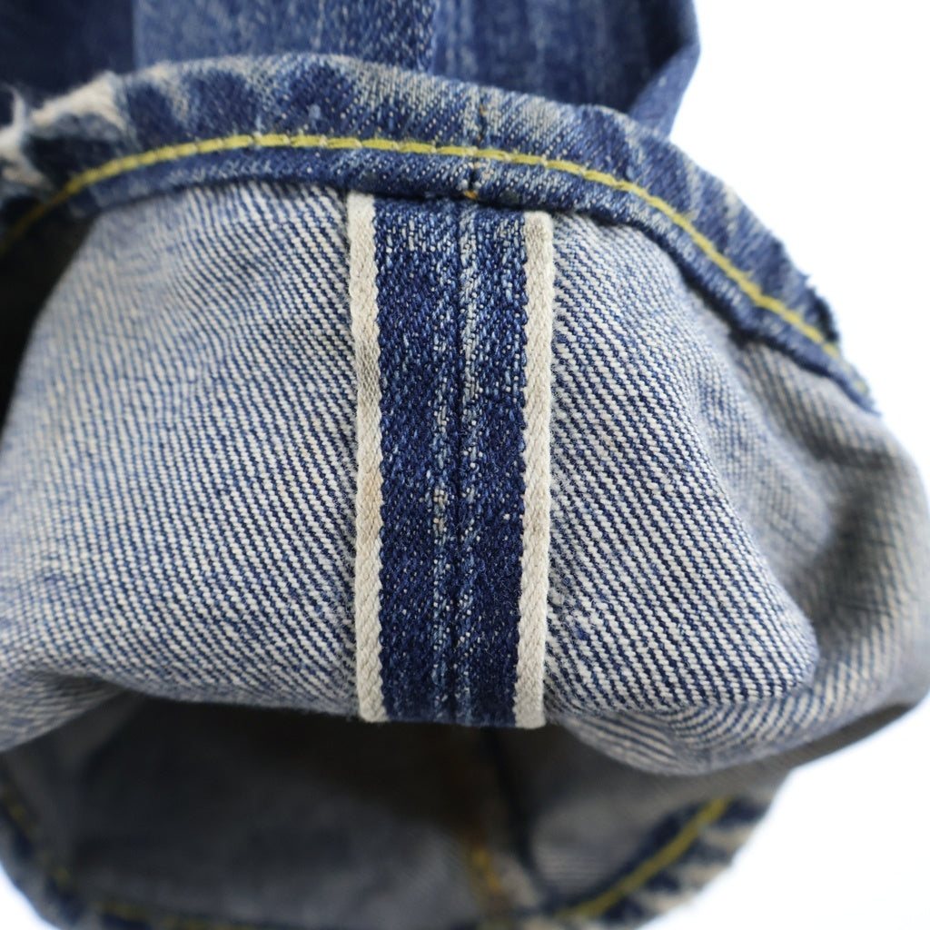 Levi's(リーバイス) 50-60S VINTAGE 501ZXX GRIPPER ZIPPER 両面BIG-E カムロック 両爪 オフセット カンヌキ留 隠しリベット デニムパンツ インディゴ
