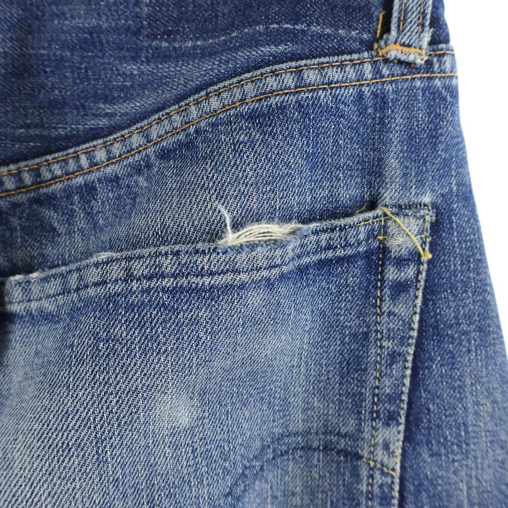 Levi's(リーバイス) 50-60S VINTAGE 501ZXX GRIPPER ZIPPER 両面BIG-E カムロック 両爪 オフセット カンヌキ留 隠しリベット デニムパンツ インディゴ