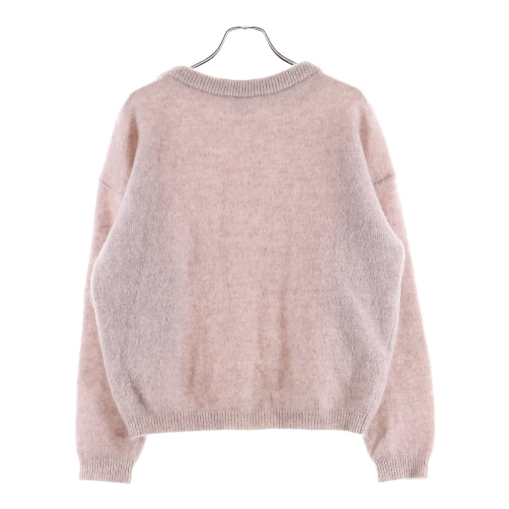 Acne Studios(アクネ ストゥディオズ) KNIT POWDER PINK DRAMATIC MOHAIR ドラマチックモヘアピンクパウダーニット クルーネックモヘアニット ピンク A60034 レディース