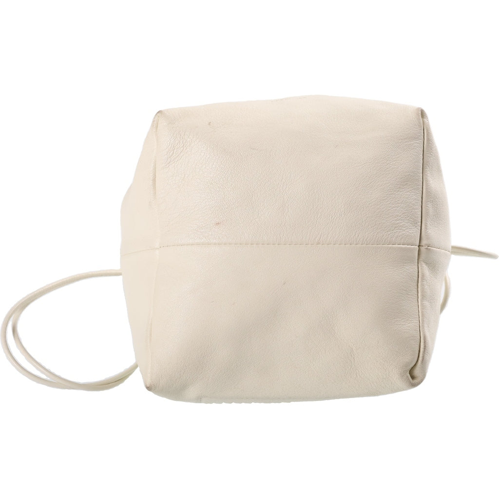 JIL SANDER(ジルサンダー) DUMPLING CROSSBODY SHOULADER BAG ダブリングクロスボディーショルダーバッグ 巾着 ホワイト レディース