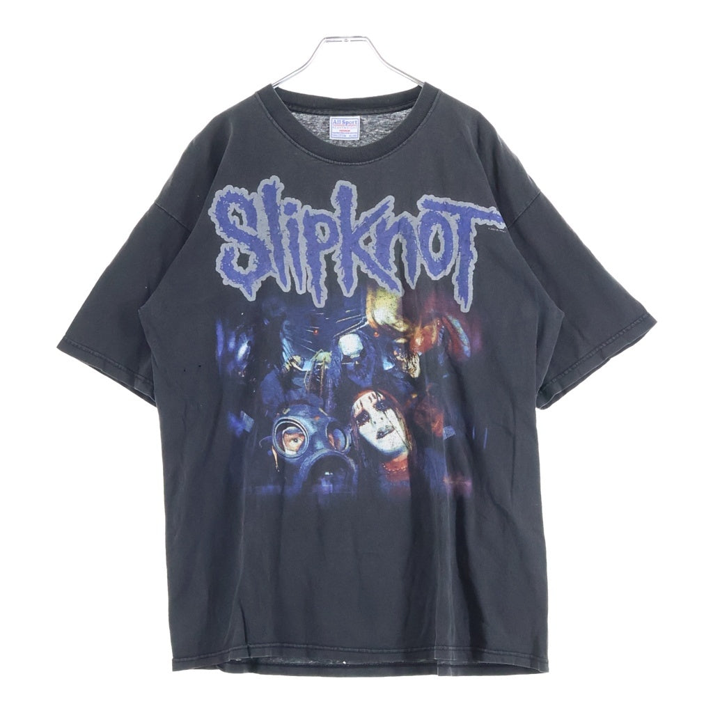 VINTAGE(ヴィンテージ) 00S SLIPKNOT MEMBER PHOTO TEE スリップノット メンバー フォト 両面プリント半袖カットソーTシャツ ブラック