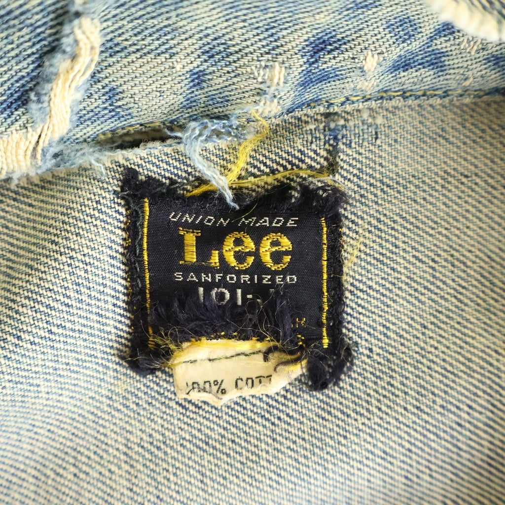 LEE(リー) 60S VINTAGE 101J MR無し DENIM TRACKER JACKET デニム トラッカー ジャケット インディゴ