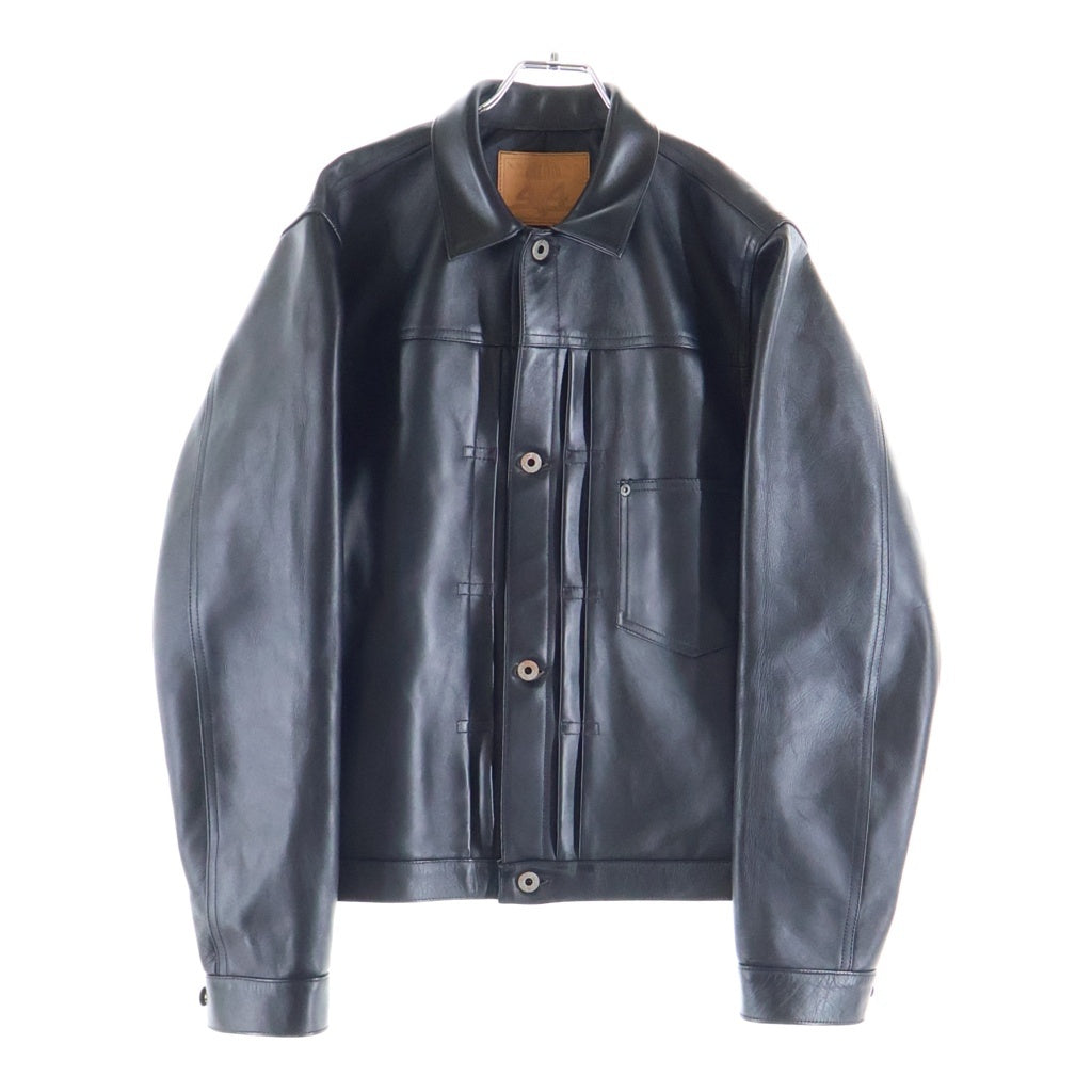 JELADO(ジェラード) 44 LEATHER JACKET 1st TYPE 大戦モデル 月桂樹ボタン 馬革 レザージャケット ブラック