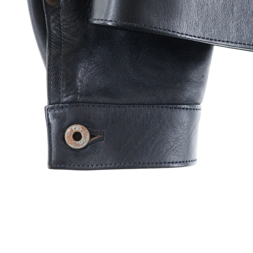 JELADO(ジェラード) 44 LEATHER JACKET 1st TYPE 大戦モデル 月桂樹ボタン 馬革 レザージャケット ブラック