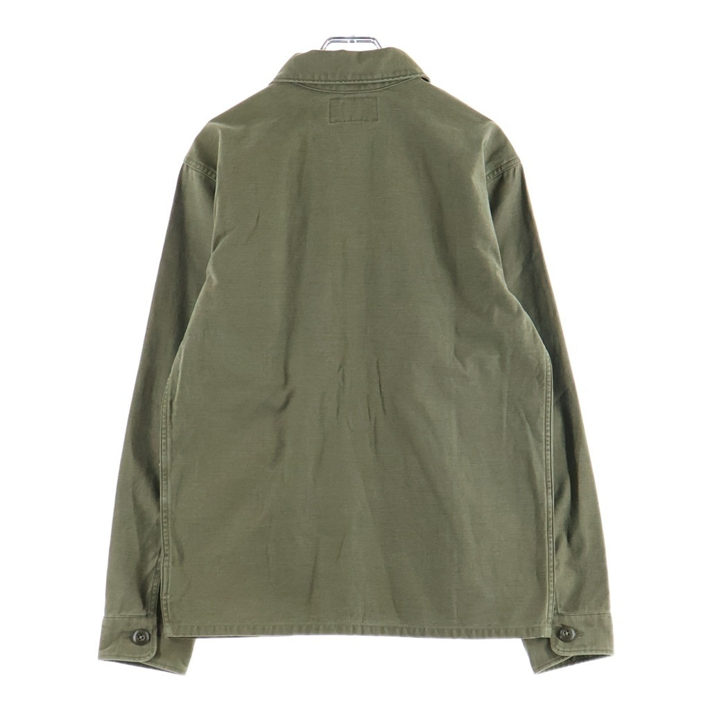 RRL(ダブルアールエル) 24SS REVERSE SATEEN OVERSHIRT リバースサティーン バックサテンオーバーシャツ カーキ 55-5-10487-15-2RL
