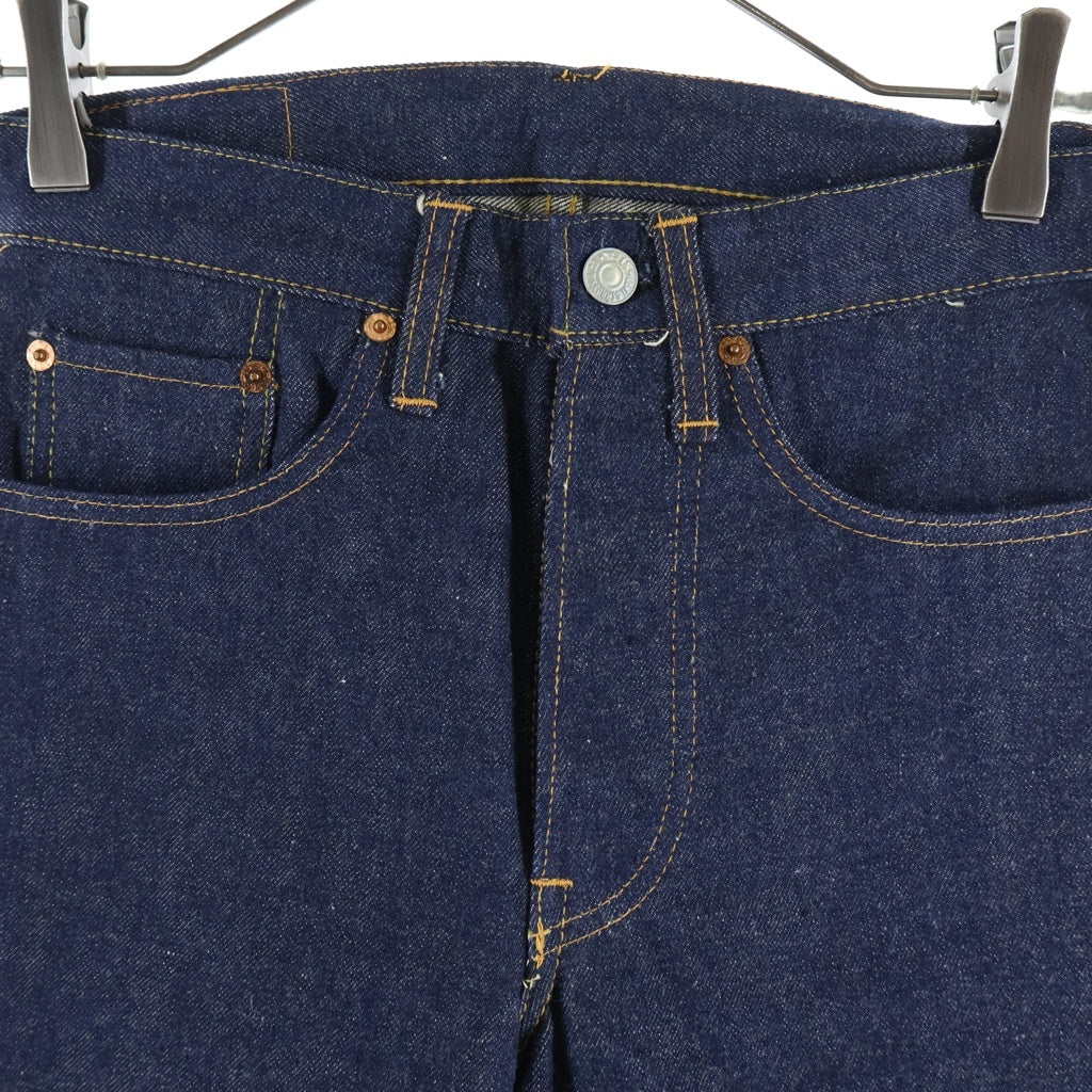 Levi's(リーバイス) 60S VINTAGE DEADSTOCK BIG E A TYPE Vステッチ ヴィンテージ デッドストック フラッシャー付き 足長R ボタン裏刻印6 紙パッチ デニムパンツ インディゴ