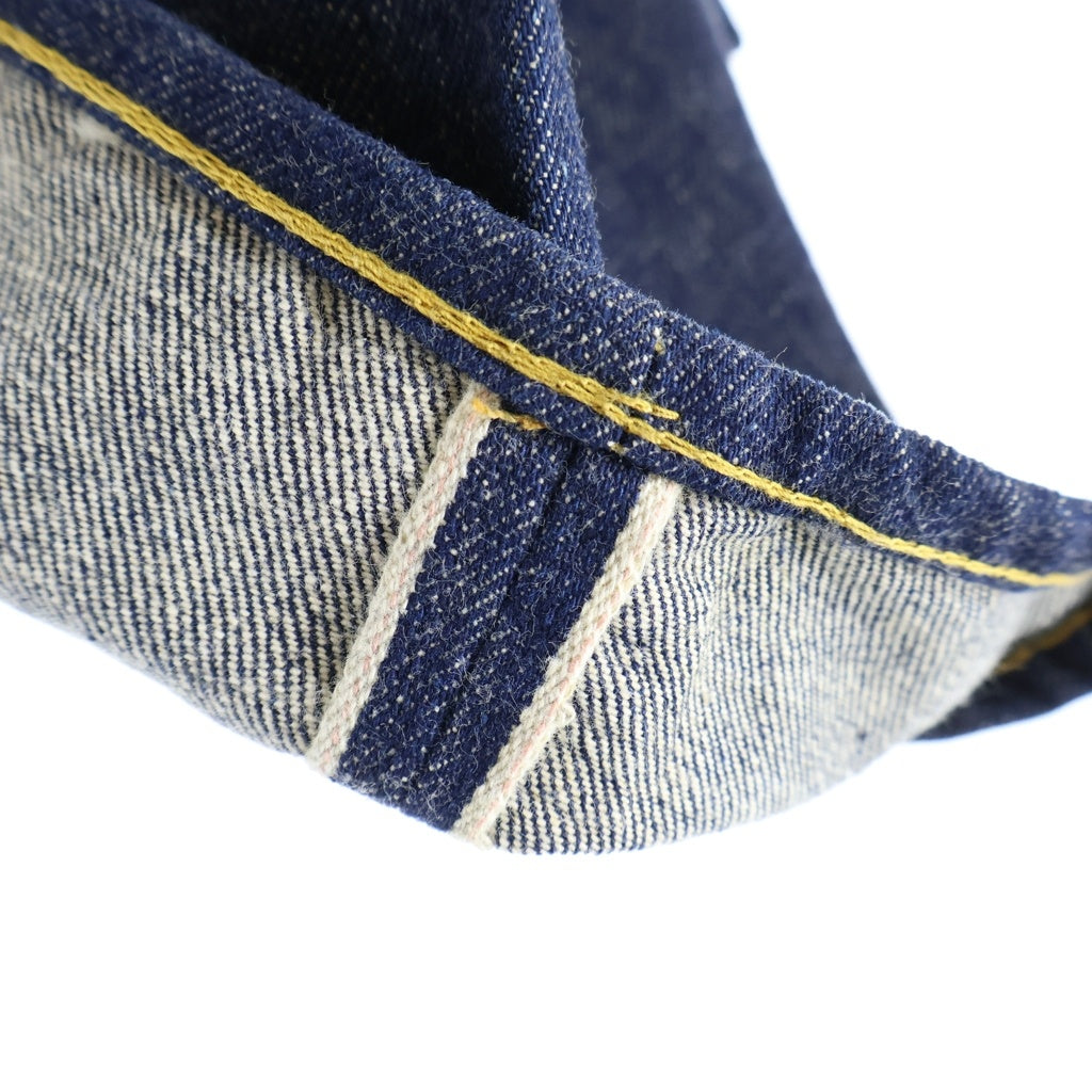 Levi's(リーバイス) 60S VINTAGE DEADSTOCK BIG E A TYPE Vステッチ ヴィンテージ デッドストック フラッシャー付き 足長R ボタン裏刻印6 紙パッチ デニムパンツ インディゴ