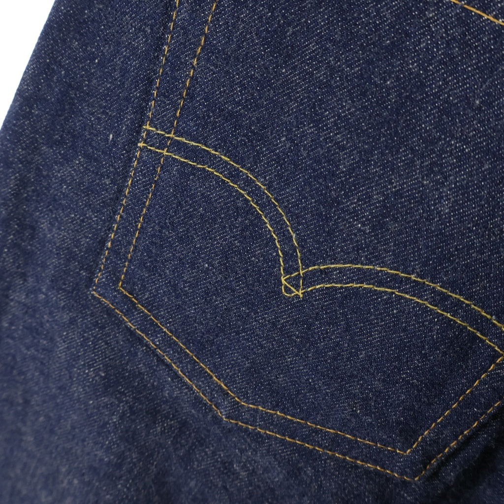 Levi's(リーバイス) 60S VINTAGE DEADSTOCK BIG E A TYPE Vステッチ ヴィンテージ デッドストック フラッシャー付き 足長R ボタン裏刻印6 紙パッチ デニムパンツ インディゴ