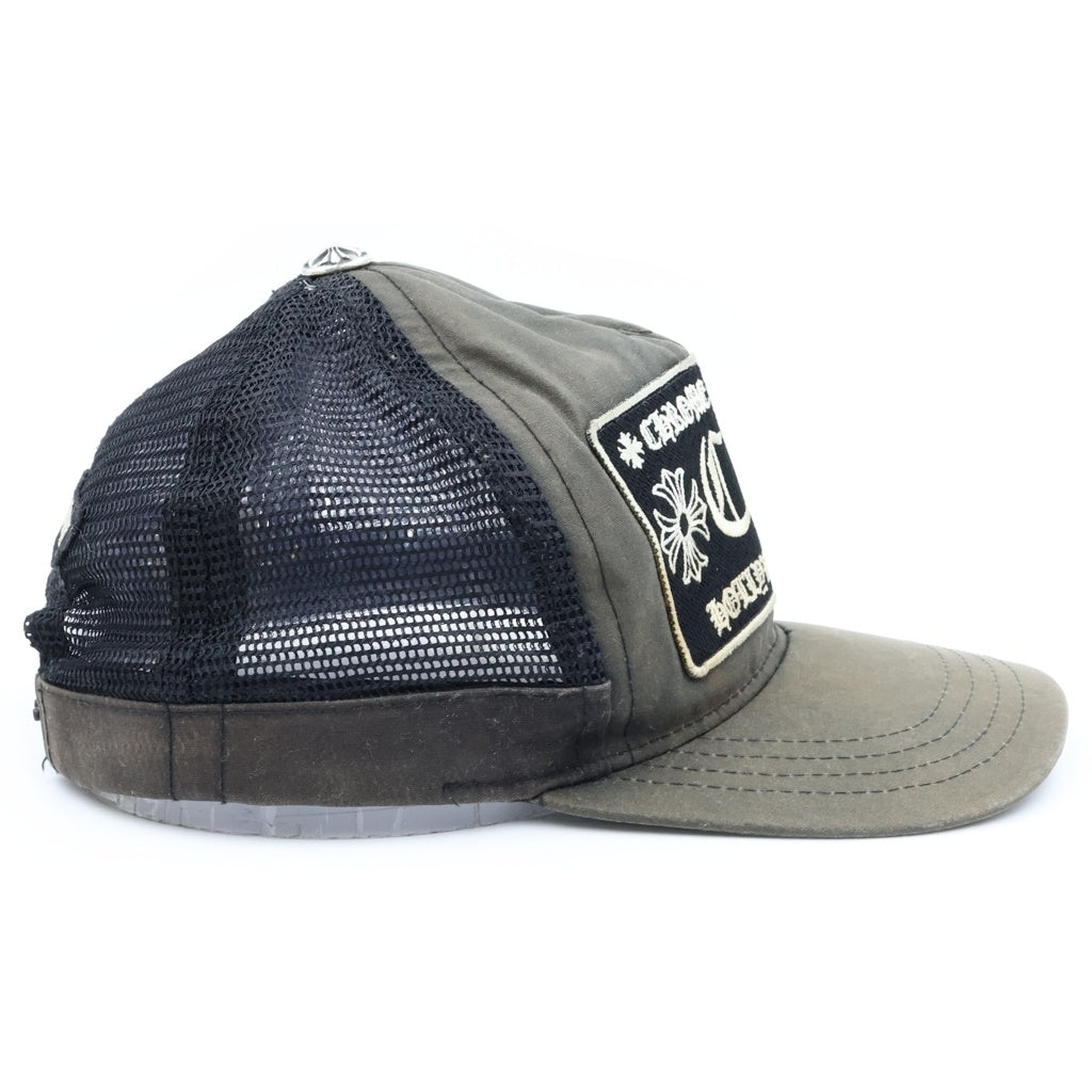 CHROME HEARTS(クロムハーツ) TRUCKER CAP CHパッチ メッシュ トラッカーキャップ 帽子 カーキ