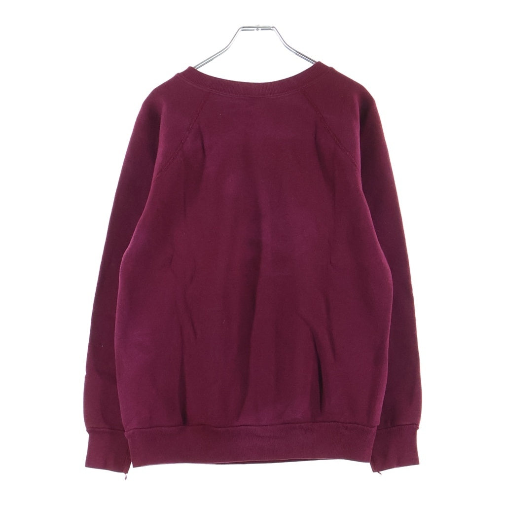 VINTAGE(ヴィンテージ) 60S COLLEGE FLOCK PRINT SWEAT 脇ガゼット カレッジ フロッキープリント スウェット レッド
