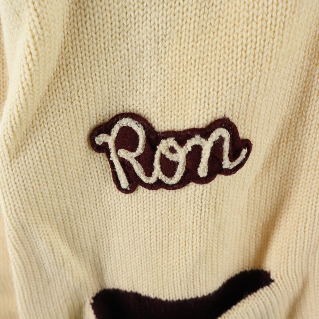 VINTAGE(ヴィンテージ) 50S LOGAN WOOL LETTERD CARDIGAN ウール レタードカーディガン ベージュ