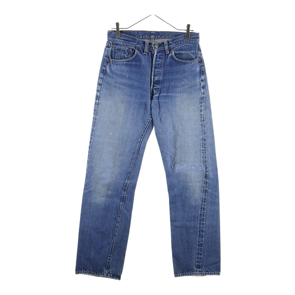 Levi's(リーバイス) 70S VINTAGE 501 BIG E 後期 ボタン裏6 両面タブ 足長R 紙パッチ デニム パンツ インディゴ