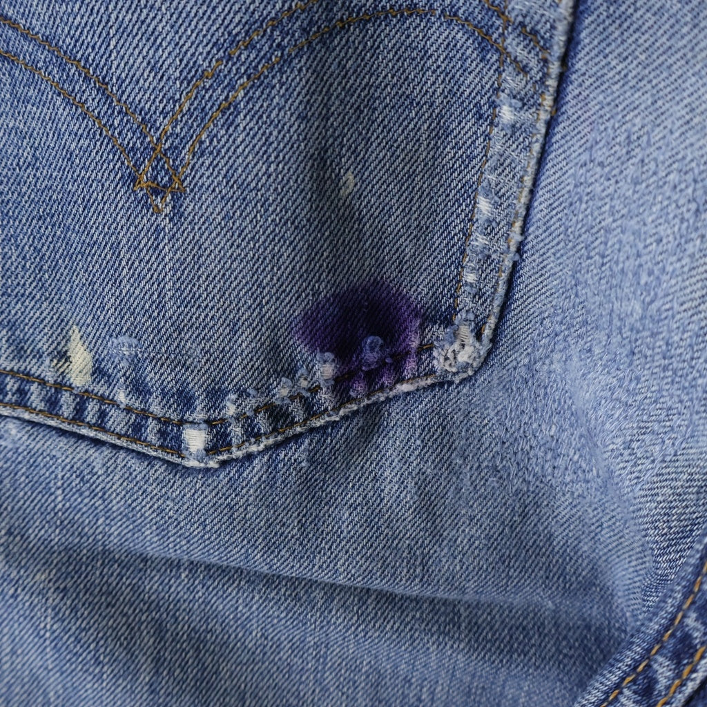 Levi's(リーバイス) 70S VINTAGE 501 BIG E 後期 ボタン裏6 両面タブ 足長R 紙パッチ デニム パンツ インディゴ