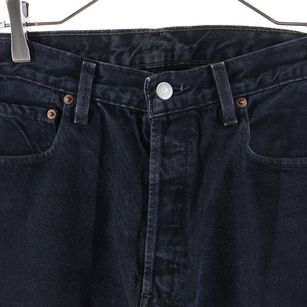 Levi's(リーバイス) 90S VINTAGE 501 後染め ボタン裏653 スモールe USA製 フライボタン デニム パンツ ブラック