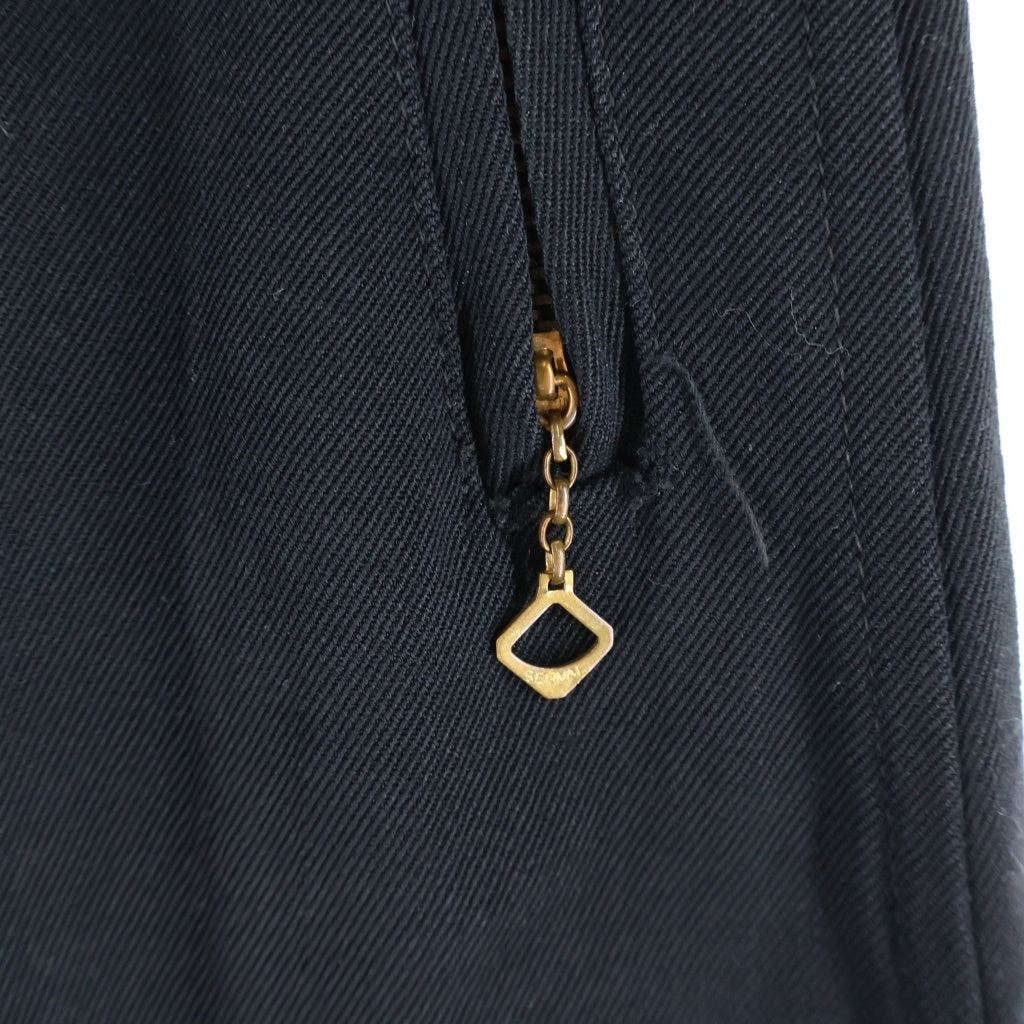 VINTAGE(ヴィンテージ) 50-60S CRAVENETTE CARROLL REED TALON ZIP WIDE SLACKS TROUSERS パンツ ブラック