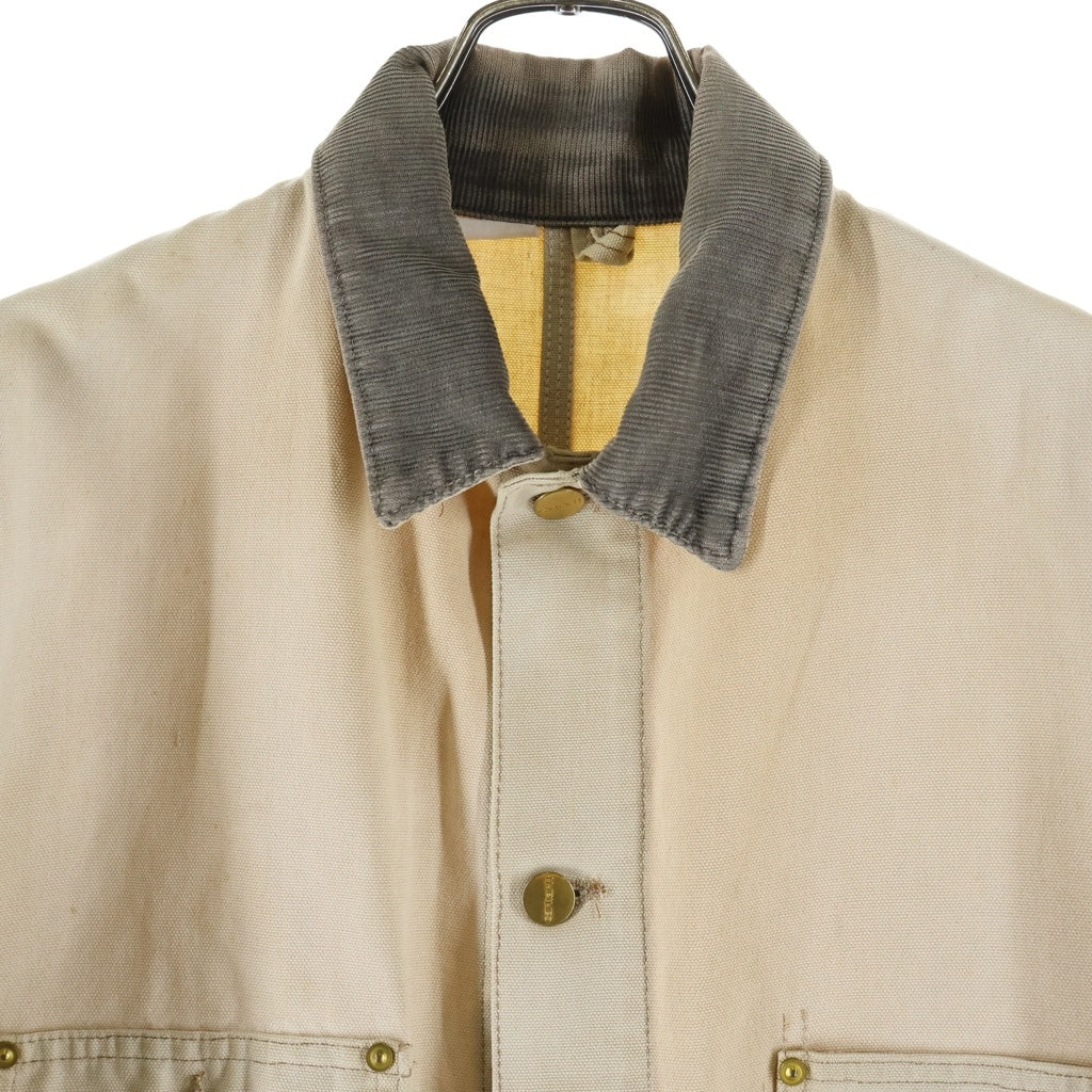 CARHARTT(カーハート) 80-90S Michigan Chore Coat USA製 星タグ ミシガン チョア コート ベージュ
