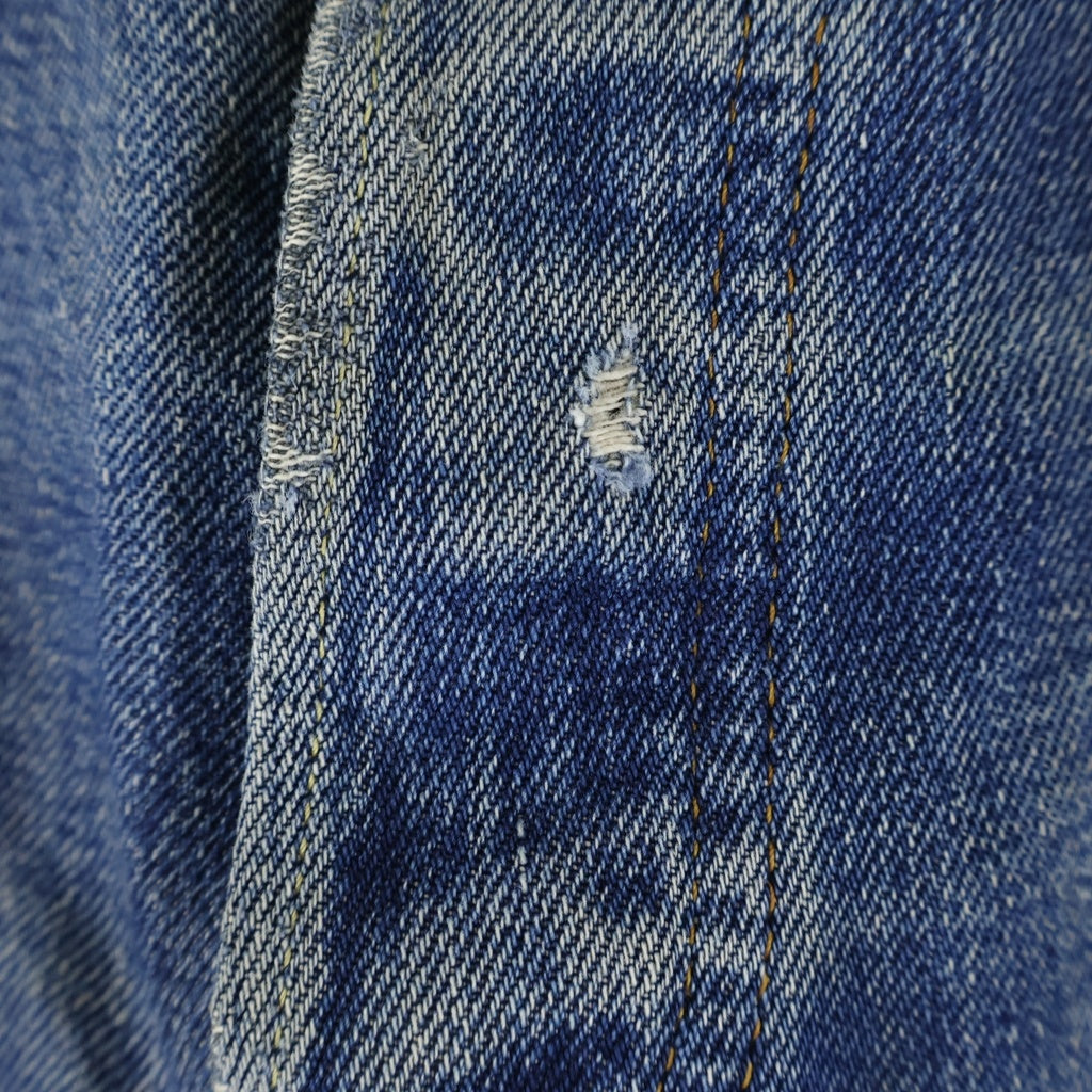 Levi's(リーバイス) 70S 501 BIG E 後期 並行ステッチ 足長R ボタン裏6 ズレカンデニムパンツ インディゴ