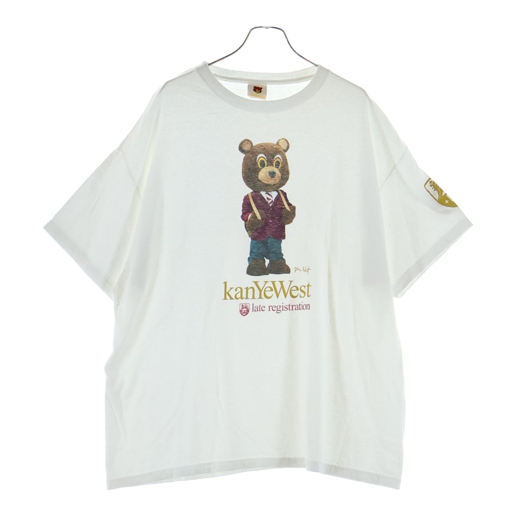 VINTAGE(ヴィンテージ) 00S KANYE WEST LATE REGISTRATION TEE カニエ ウェスト レイト レジストレーション 片面プリント半袖カットソーTシャツ ホワイト