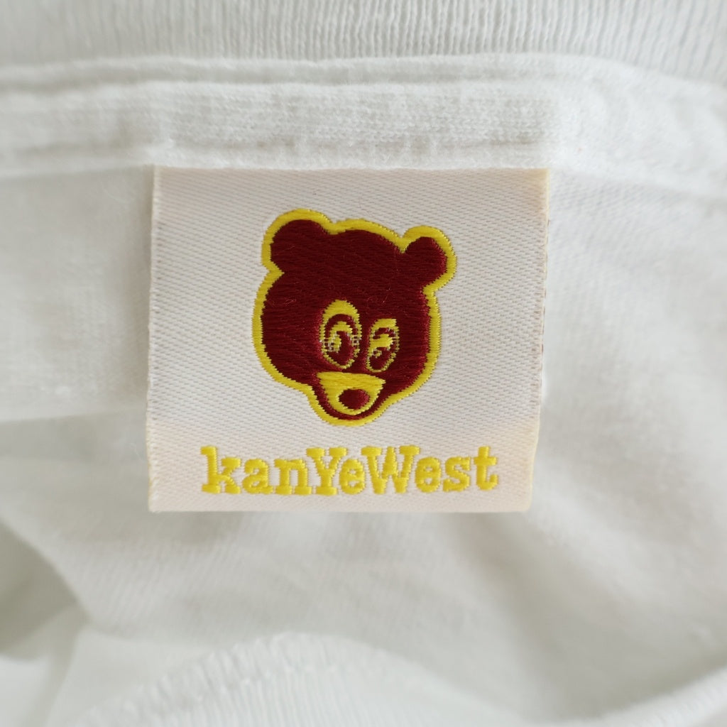 VINTAGE(ヴィンテージ) 00S KANYE WEST LATE REGISTRATION TEE カニエ ウェスト レイト レジストレーション 片面プリント半袖カットソーTシャツ ホワイト