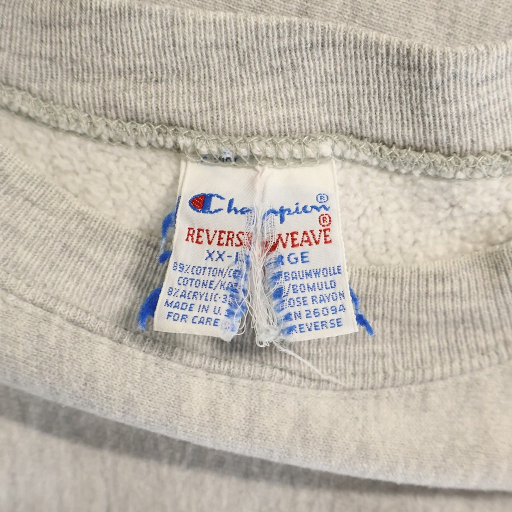 CHAMPION(チャンピオン) 80-90S REVERSE WEAVE SOLID SWEAT ソリッド 目無し スウェット グレー