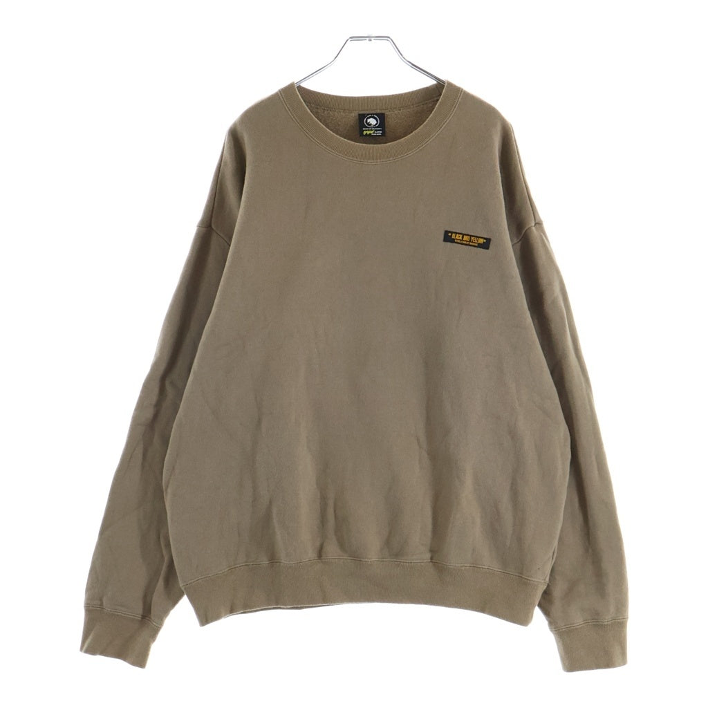RATS(ラッツ) CREWNECK SWEATSHIRT クルーネック バーロゴ スウェット ブラウン 22 RTC-1001