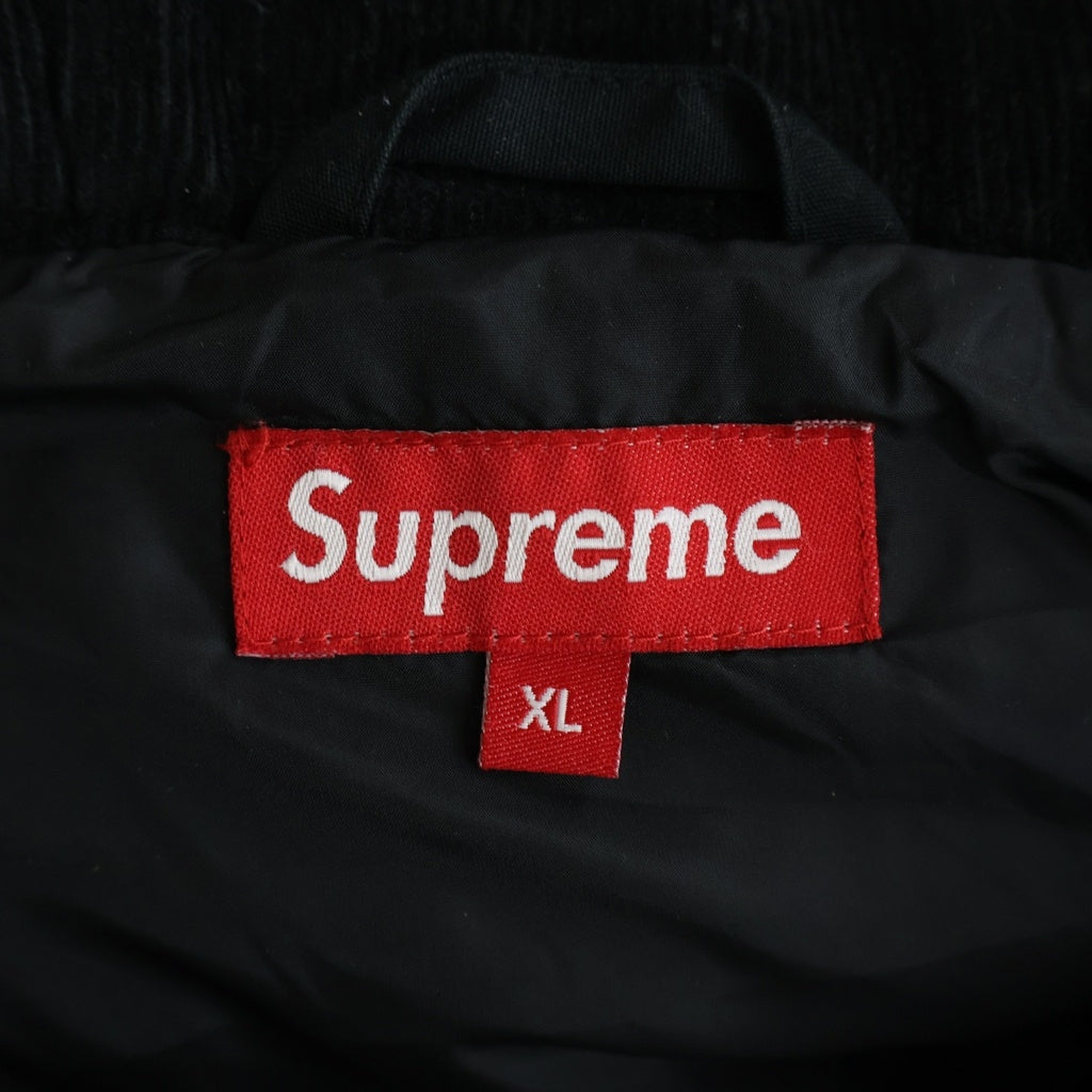 SUPREME(シュプリーム) 12AW Hooded Down Vest フーデッド ダウンベスト ブラック