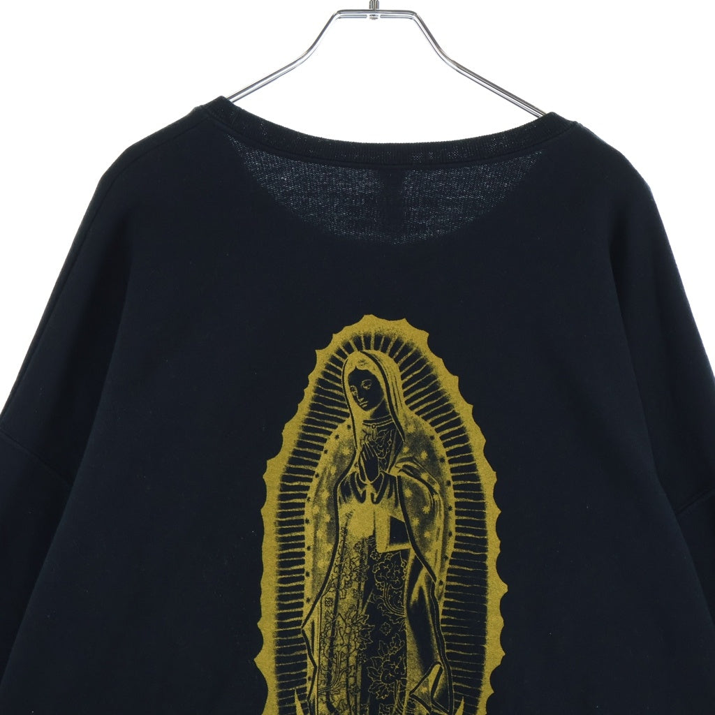 WACKO MARIA(ワコマリア) BIG MARIA LOGO SWEAT SHIRT ビッグマリアロゴ スウェット ブラック