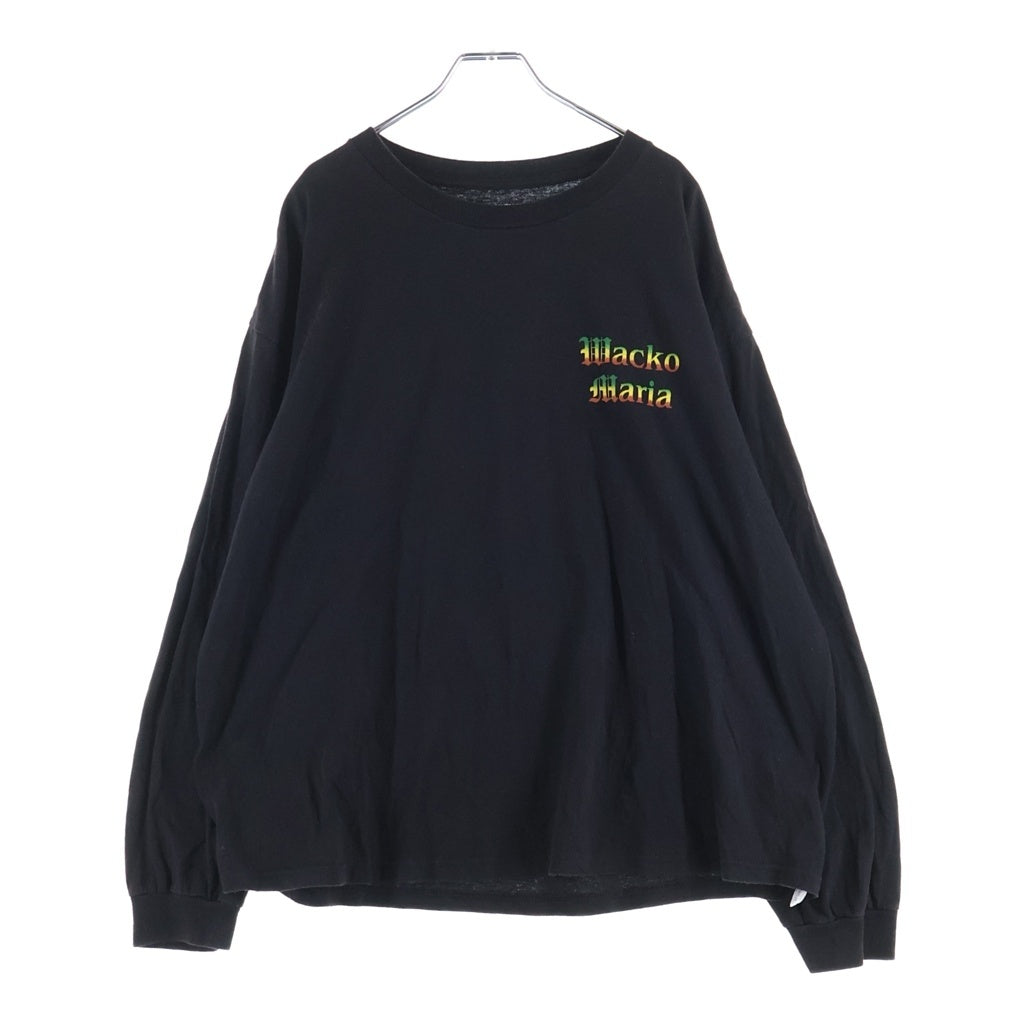 WACKO MARIA(ワコマリア) 2AW CREW NWCK L/S TEE クルーネック 長袖カットソー ブラック 22FWE-WMT-LT01