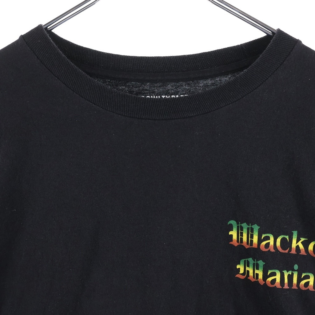 WACKO MARIA(ワコマリア) 2AW CREW NWCK L/S TEE クルーネック 長袖カットソー ブラック 22FWE-WMT-LT01