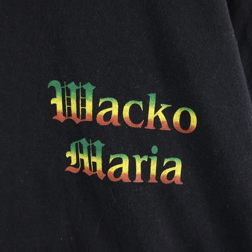 WACKO MARIA(ワコマリア) 2AW CREW NWCK L/S TEE クルーネック 長袖カットソー ブラック 22FWE-WMT-LT01