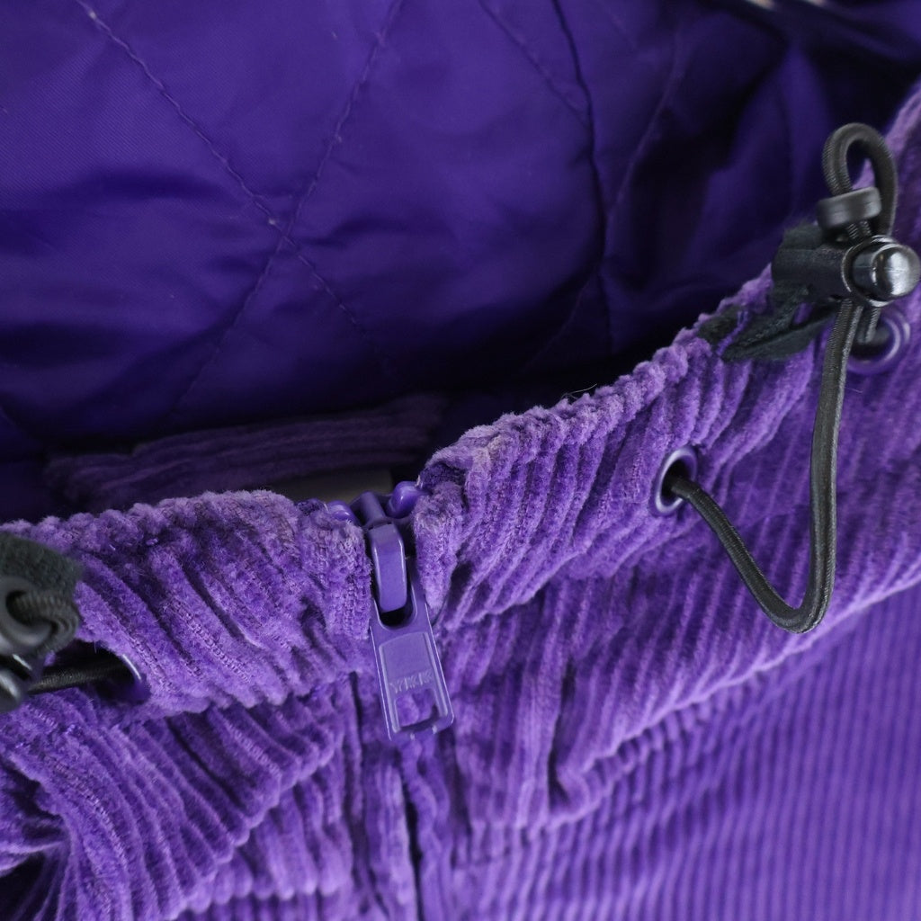 SUPREME(シュプリーム) 22SS ×NIKE Arc Corduroy Hooded Jacket Purple アーク コーデュロイ フーディー ジャケット パープル DM1772-506