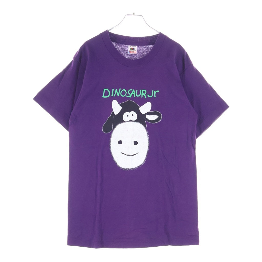 VINTAGE(ヴィンテージ) 90S DINOSAUR JR COW & GORILLA ダイナソージュニア 両面プリント 半袖Tシャツ カットソー パープル