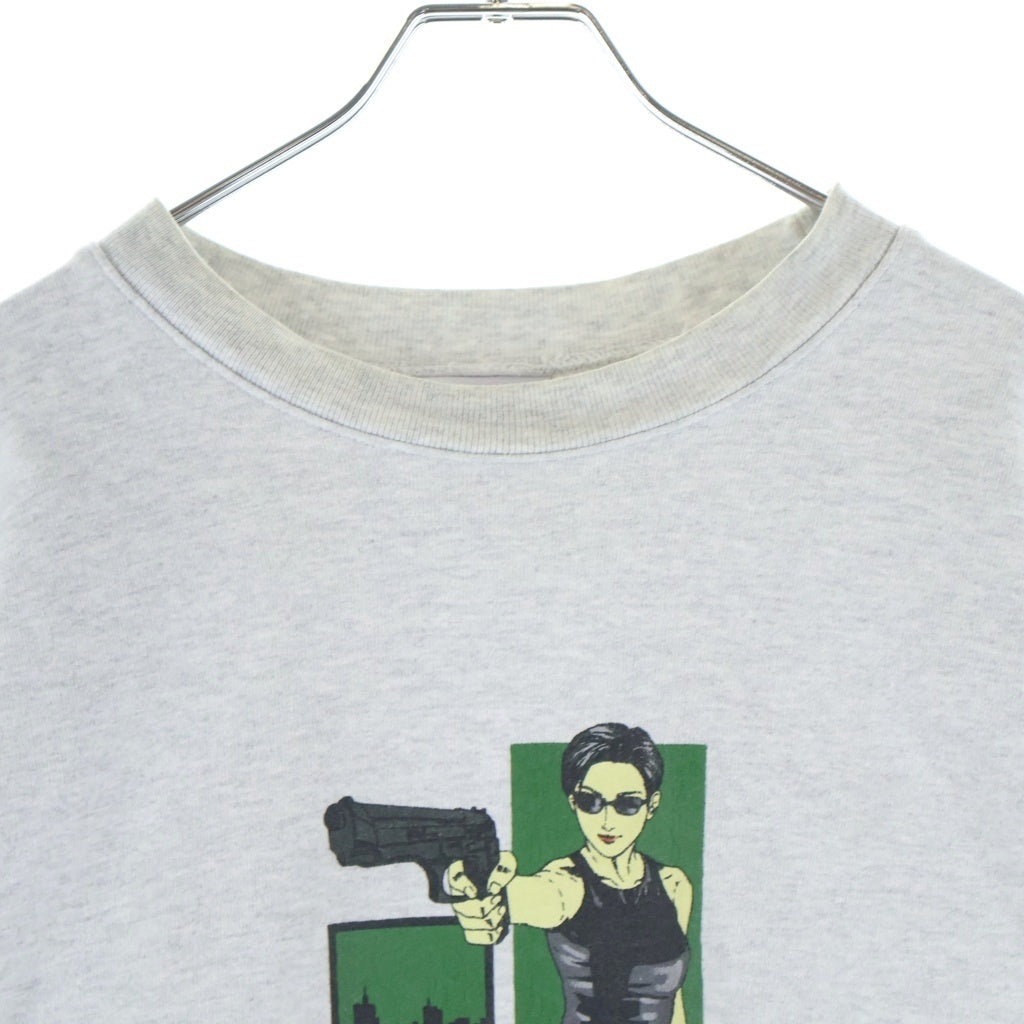 VINTAGE(ヴィンテージ) PHATS BUDDHA SPOT (ファッツ ブッダ スポット) SWEAT USA製 フロントプリント スウェット トレーナー グレー