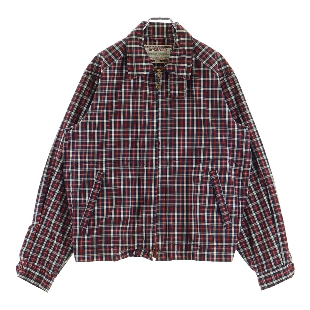 McGREGOR(マクレガー) 60S VINTAGE CHECK SWINGTOP BLOUSSON ヴィンテージ チェック スウィングトップ ブルゾン レッド/ブラック/ホワイト