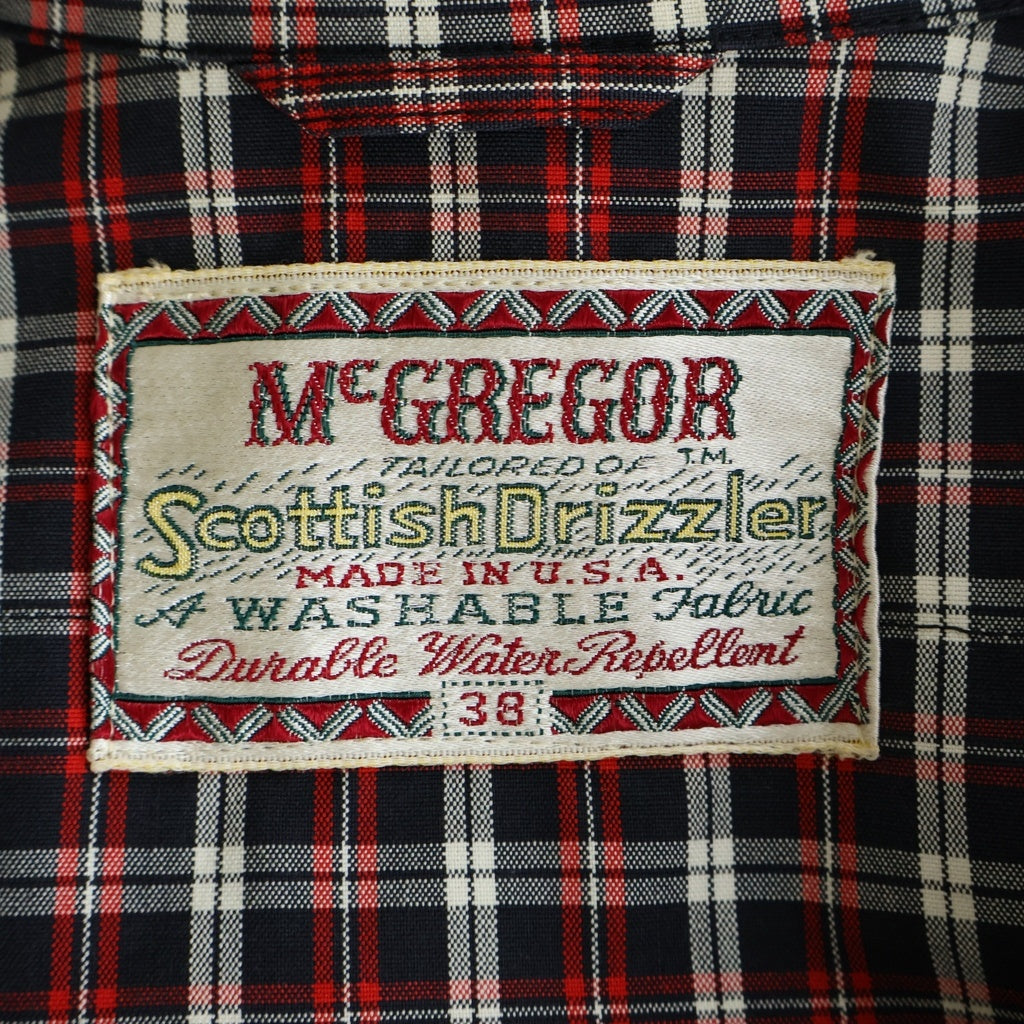 McGREGOR(マクレガー) 60S VINTAGE CHECK SWINGTOP BLOUSSON ヴィンテージ チェック スウィングトップ ブルゾン レッド/ブラック/ホワイト