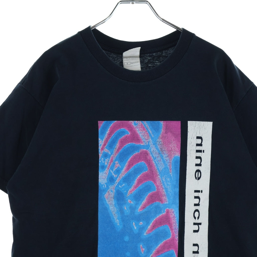 VINTAGE(ヴィンテージ) 90-00S NINE INCH NAILS HATE 1990 ナインインチネイルズ ヘイト バンドTシャツ クルーネック半袖カットソー ブラック